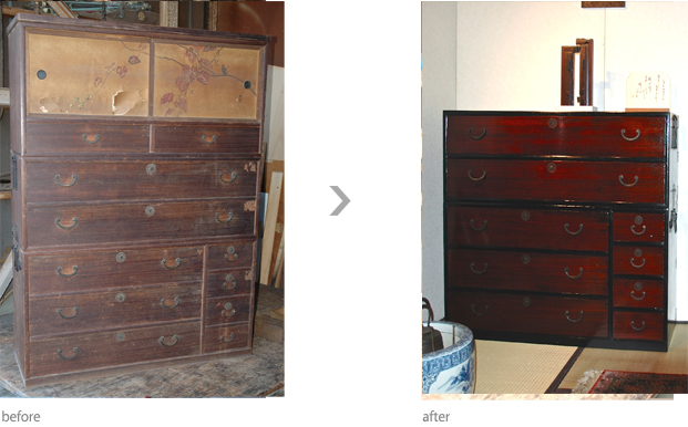 桐簞笥　リフォーム