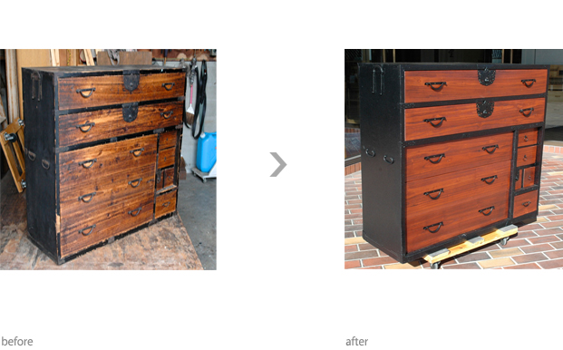 年代家具　リフォーム