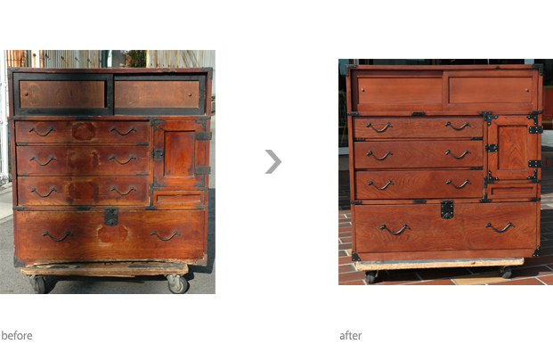 年代家具　リフォーム