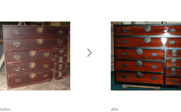 年代家具　リフォーム