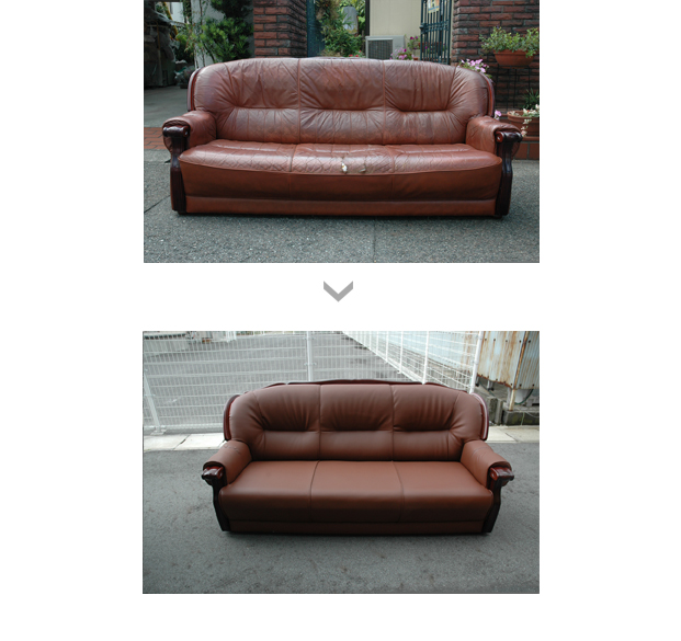 ソファ　リフォーム